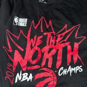 Fanatics Black & Red Toronto Raptors 'We The North' Graphic Tee